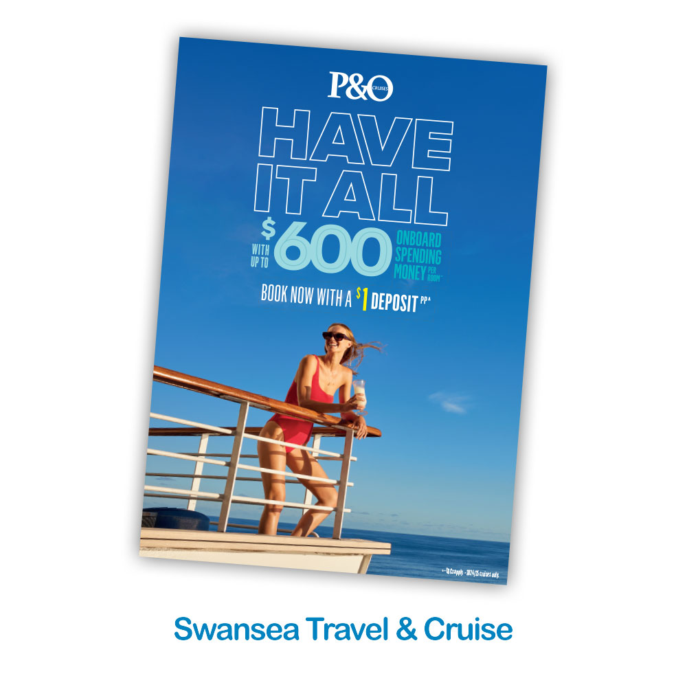 P&O $600 Spending Promotion